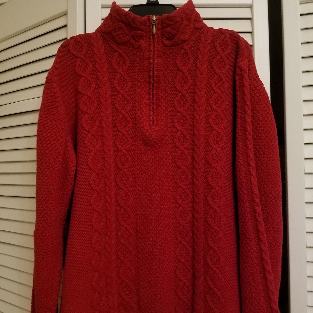 Red sweater